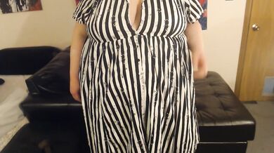 SSBBW September Hex Strips Spreads Huge Ass Pussy Audition