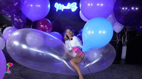 Madi B Pops Helium and Other Balloons HD (1920x1080)