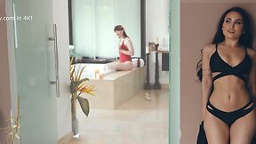 A spa encounter: trans beauty meets gabriella paltrova