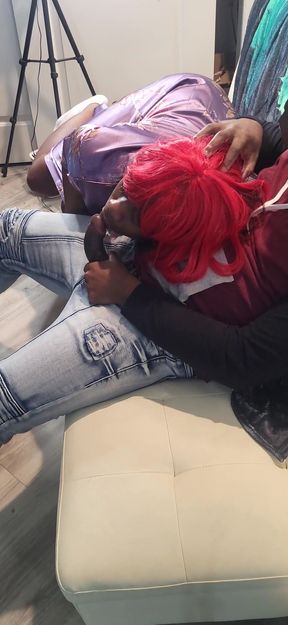 Powerful moment from "RED HEADED SLUT THROAT FUCKED ON DA COUCH ! 🔥 Just for fans - Wondahead22"