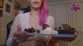 Facestuffing chocolate covered strawberries- 1080p MP4
