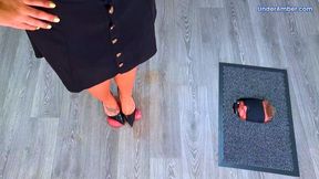 207. Goddess Amber - Lick Your Cum From The Soles Of My Louboutin Heels - Sky Cam - Trample Trampling CBT Ballbusting Facebusting Crushing Crush Cock Balls Face Standing Shoejob Footjob Shoe Foot Feet Fetish