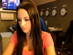 Naughty Teen Secretary on Webcam