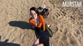 Beach Blowjob. Toma Mur
