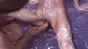 Sloppy Kitchen Babes Dripping Whipped Cream and Sauce Everywhere