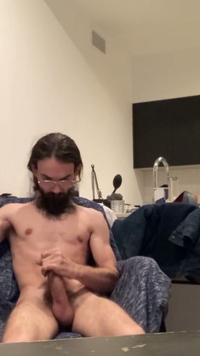 Guy with Cerebral Palsy has a Big orgasm Session with his Big Dick   Clip 2