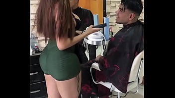 STYLIST FULFILLING THE SEXUAL DREAM OF HER PORN CLIENT