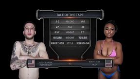 avery jane vs cody carter mixed wrestling