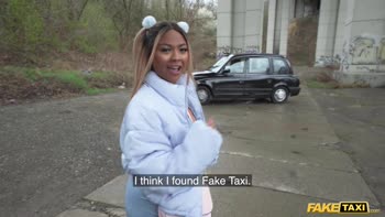 Avery Jane's Ebony Ride in Fake Taxi: A Hardcore Cab Adventure