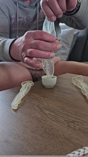 Cum in the ass of strangers