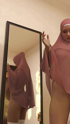 Thrilling moment from &quot;The Masseur - Chapter 7 Part 2 - Salma caught Farah and the old masseur was having sex&quot;