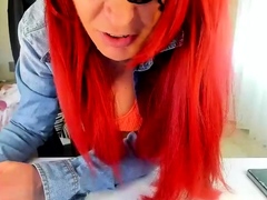 Redhead amateur teen webcam action