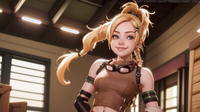 AI generated Rikku (Final Fantasy X)