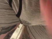 Wetting grey boxers
