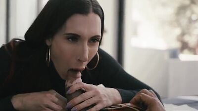 Bigtit ts riding in interracial couple after sucking cock