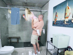 ExxxtraSmall - Petite Blond Teen Swallows Fat Cock