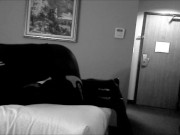 nightvision Orcas struggle in hotel room