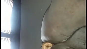 Black Chub playing in wet ass