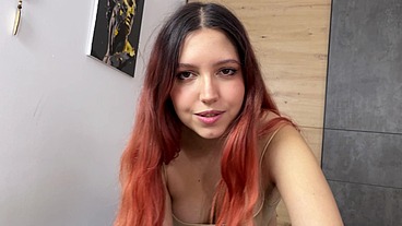 POV Morning Titjob And Footjob With Oil, Cum On Feet