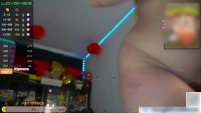 mega big boobs streamer teen with hot hairy pussy