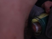 testing homemade toy