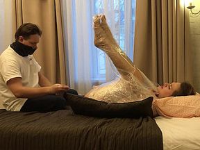 A. Sky Slave Mummification & Hairy Pussy Fisting!