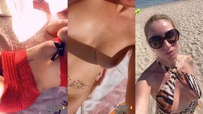 story erotique et d exhib faite lors de journees plage 25 mn