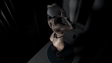 Watching a Cyberpunk Chick Take a Shower