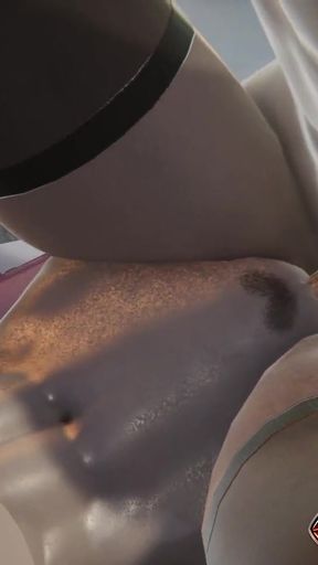 Sexy Nurse Rule34 3D Hentai - Anal Doggystyle, Birthing Chair Sex, and POV Missionary Creampie   Clip 1