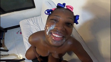 I'M His Dirty Cumslut And I Am Fun Size Fuck My Mouth But Splash Cum On My Naughty Face - Mastermeat1