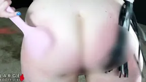 Cheeks Whipped Red, Butt Plug & Paddling Punishment