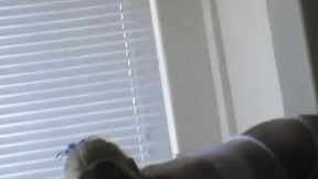 ”Christine does a striptease in P-O-V solo scene”