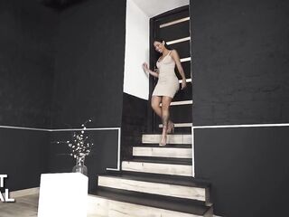 Squirting Latin babe Queen Canela Skin Tries Out the Giant Ebony Ramrod - Get Anal