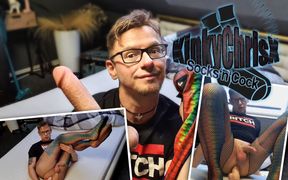 Kinkychrisx - Rainbow Stockings and Fishnet Pantyhose