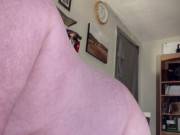 Belly Inflation while Kneeling