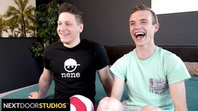 Dalton Riley's Big Cock Destroys Scott Finn's Juicy Ass