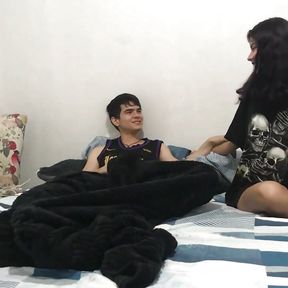 I Find My Stepbrother in His Room Masturbating and I Get Horny - Part 1 - Porn on E