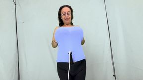 Dildo in My Pants While I Tied Tits Under Shirts