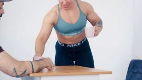 Arm wrestling on a date