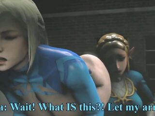 Samus Vs Zelda(SFM anal vore animation)