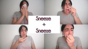 Repeated allergic sneezing!