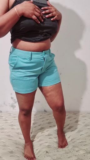 Full Undressing and Get Dressing Sexy Wife
