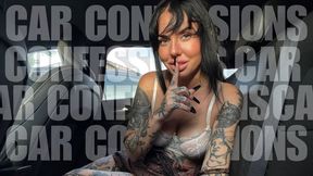 Car Confessions Secret Affairs part 3 Scarlett Cummings jerks you off in the car