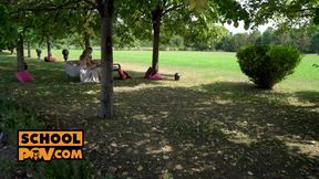 Tiffany Tatum, Mona Blue, Marilyn Sugar devour your dick with their pussies - itsPOV