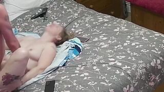 Cheating step MILF getting fuck by younger dude