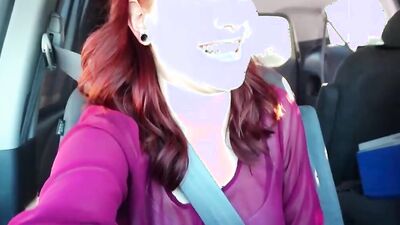 Petite 18 Year Old Jules Is a Webcam Redhead who's Taking it from Behind