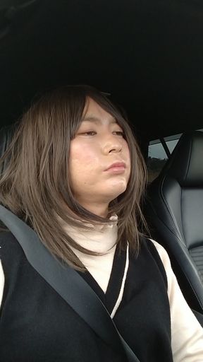 A cross-dressing boy drove by car   Clip 2