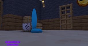 My First Dildo Stretch Milk in Minecraft Gay Latin Lover