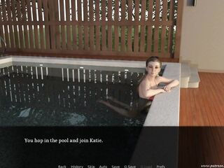 Lunar's Chosen 25 Katie Topless Swimming