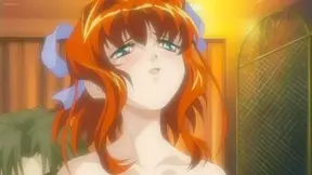 Last Train to Gropesville 2 - Tied up hentai girl uses giant strapon to fuck sister